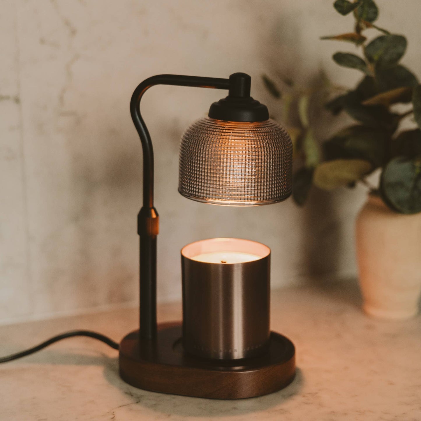 *NEW* Candle Lamp Warmer, Wood Base - Home Decor & Gifts -