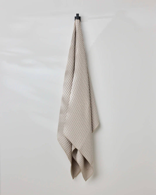 Taupe Waffle Bath Towel - Bath Towels
