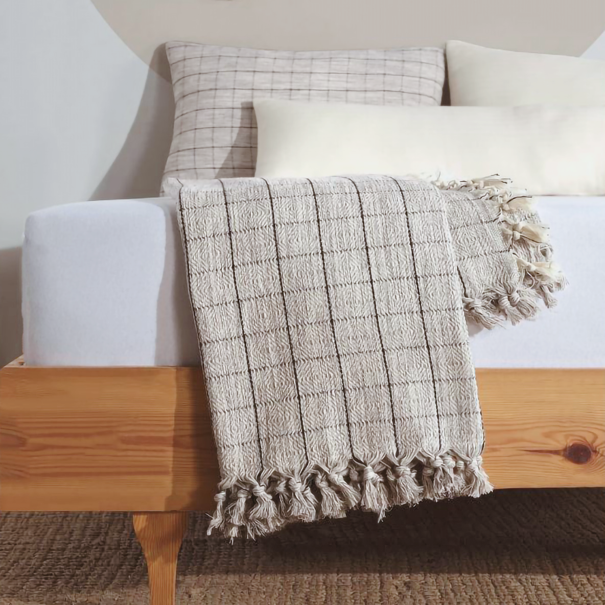 Minimalist 100% Cotton Throw Blankets & Bedspreads - Blankets