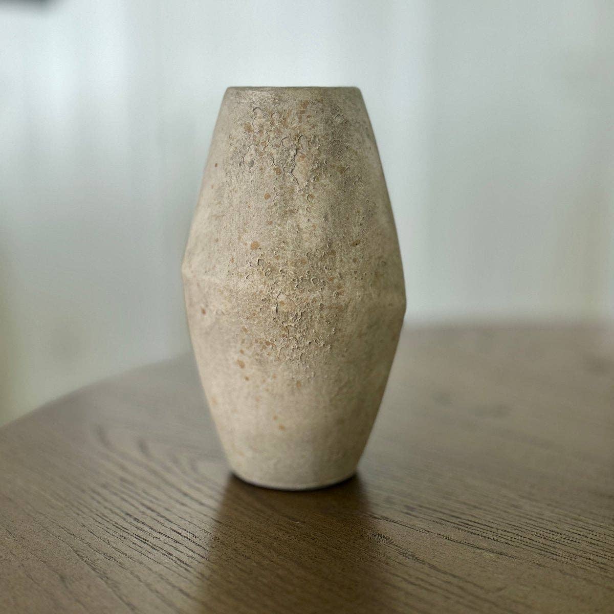 CA-5284 - Large Rustic White Vase - Vases