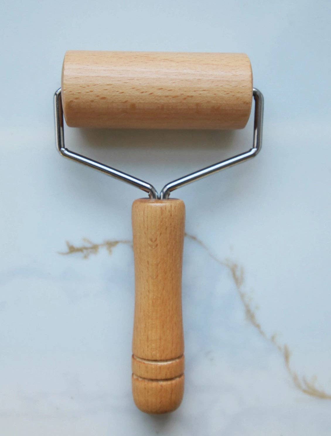 Beech Wood Pastry Rolling Pin For Cookie Dough And Pizza Dough