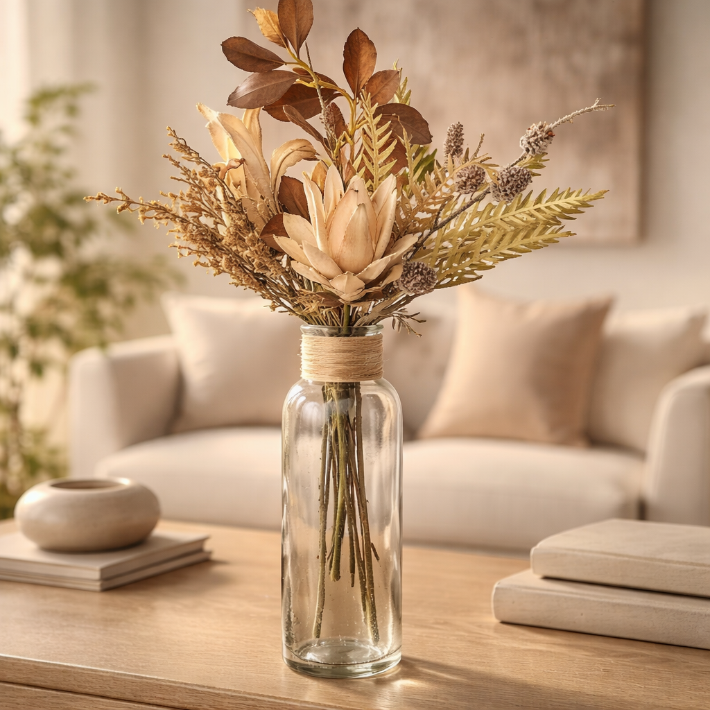 Cream Thistle Spray -