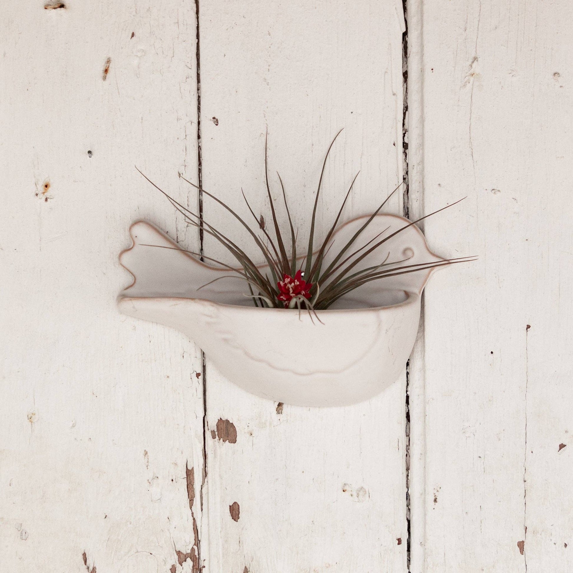 Stoneware Bird Wall Pocket (PC) -
