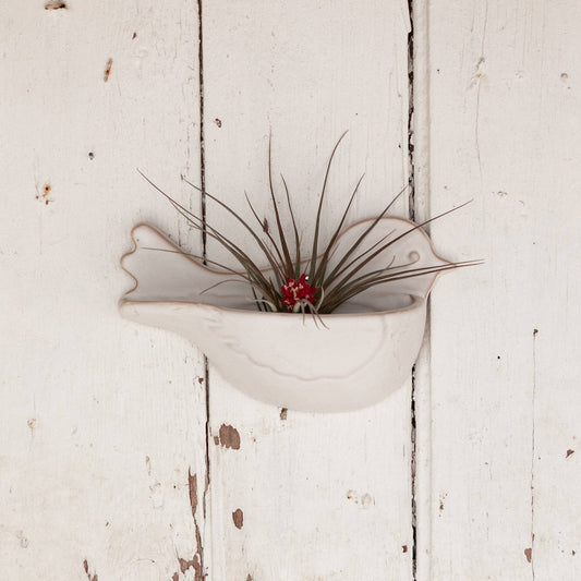 Stoneware Bird Wall Pocket (PC) -
