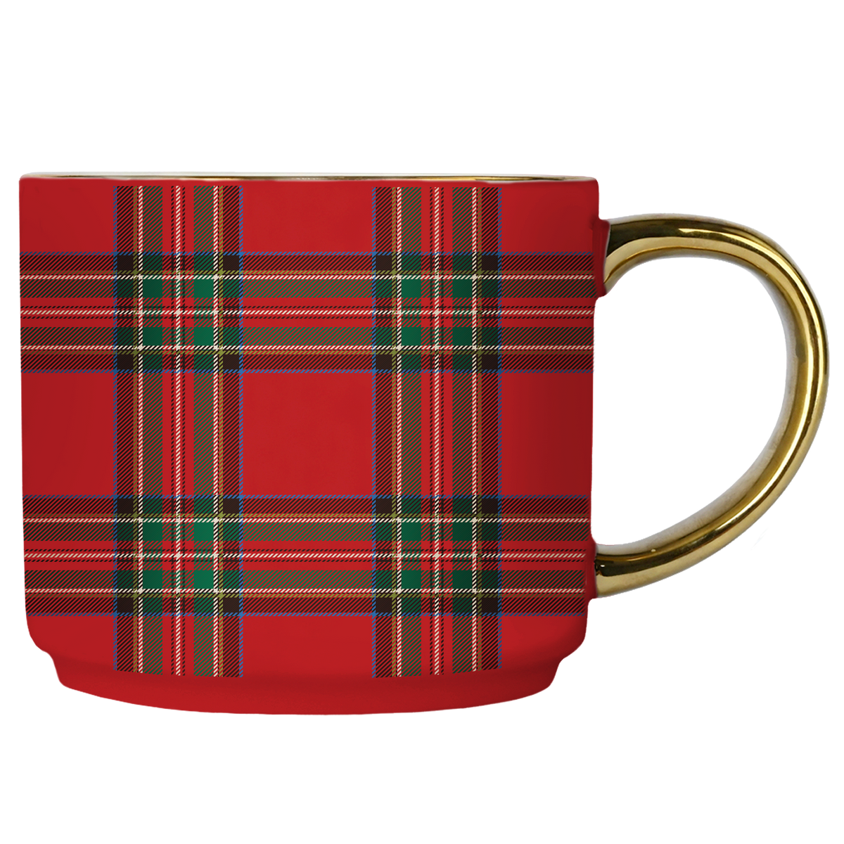 Red Plaid Coffee Mug - Christmas Decor & Gifts