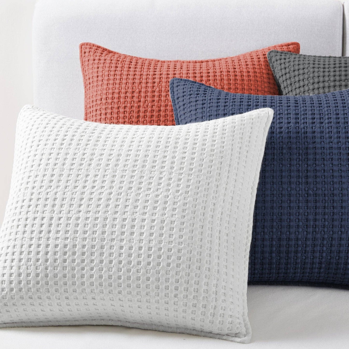 Mills Waffle Square Pillow - Uncategorized
