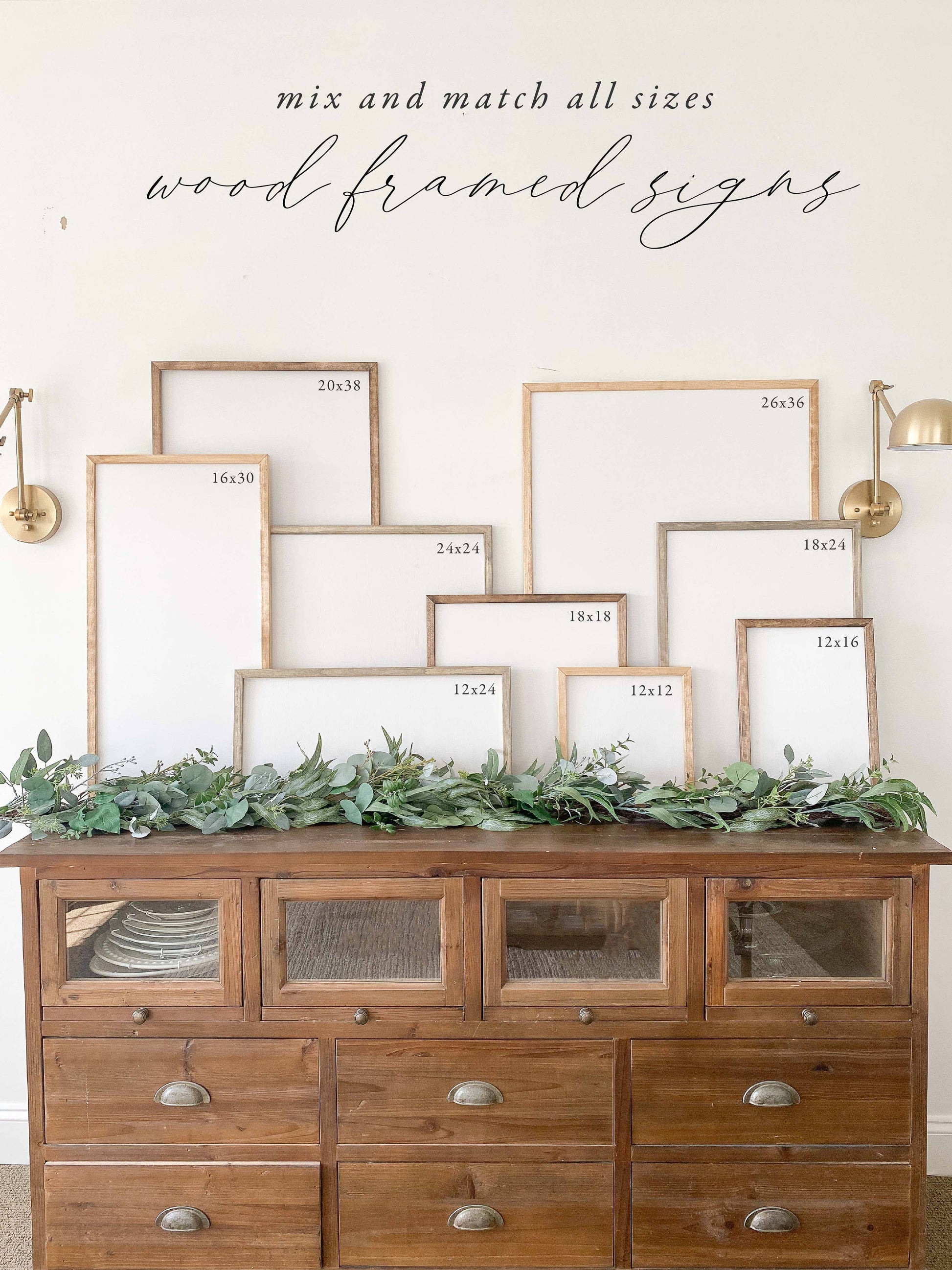 Brisk Air Wood Framed Sign -