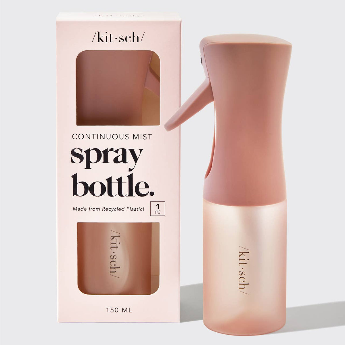 Recycled Plastic Fine Mist Spray Bottle Hair Skincare Terracotta Compact