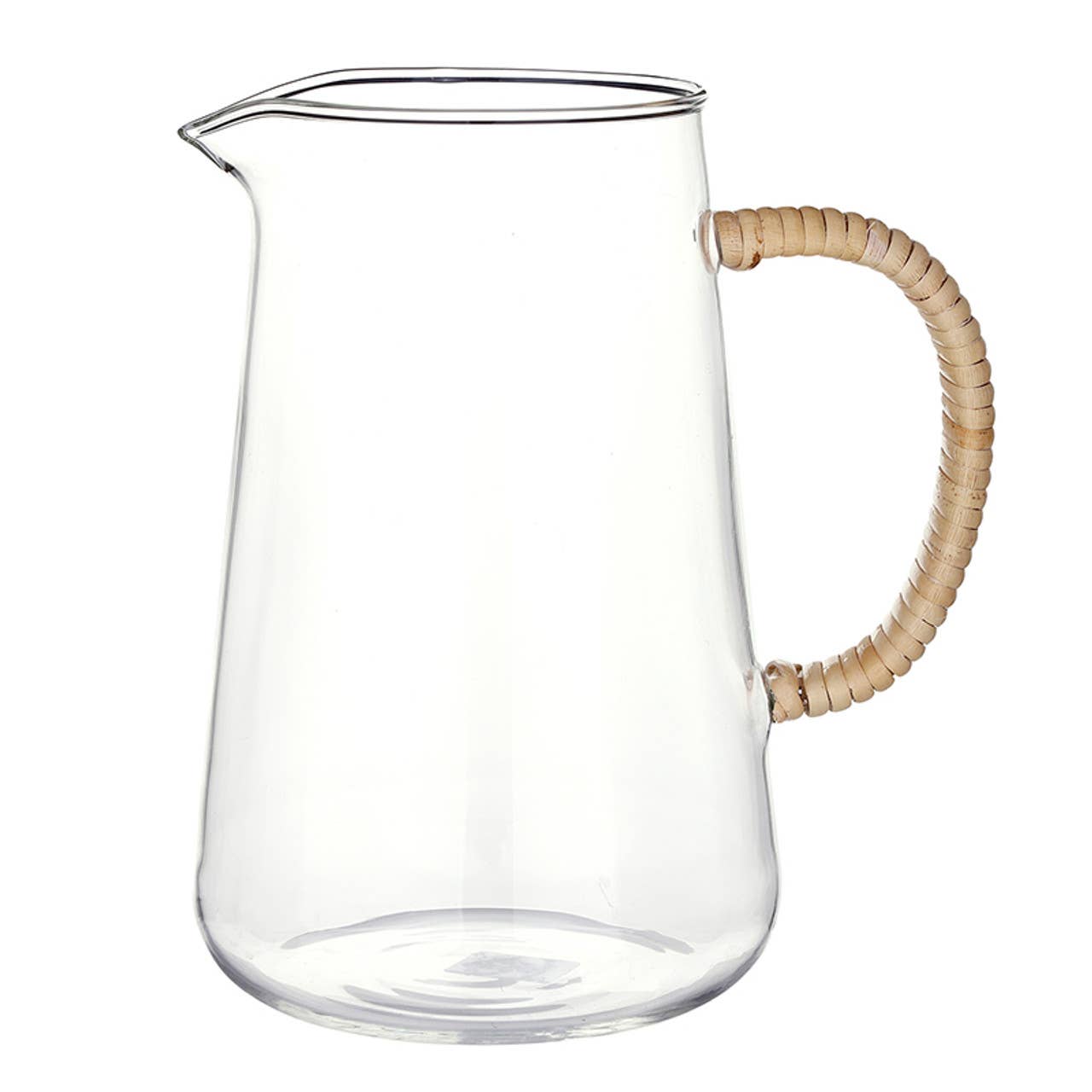 Rattan Handle Pitcher - Tall -