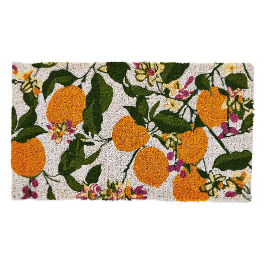 Lemoncello Coir Mat Yellow Multi Everyday -