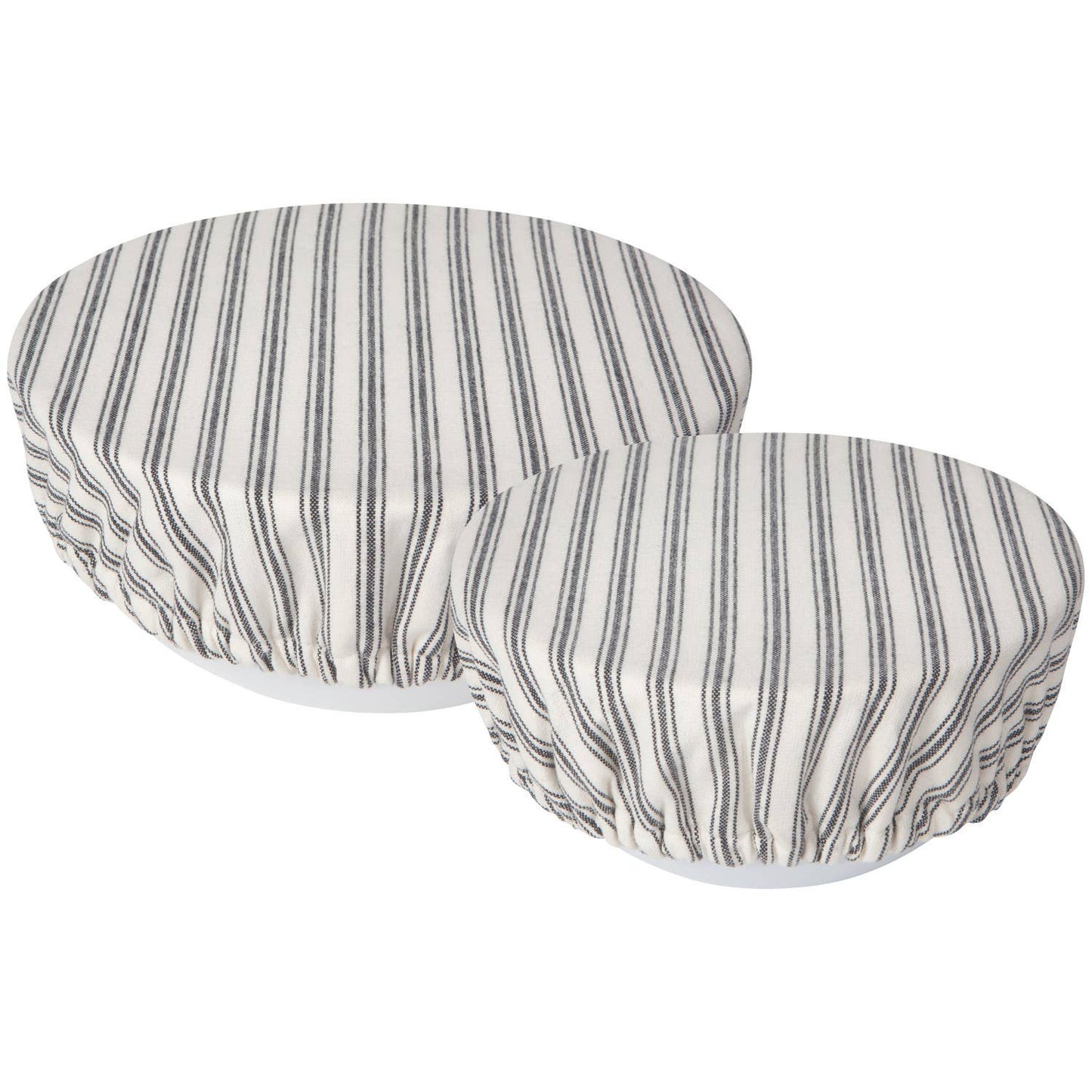 Ticking Stripe Bowl Covers Set of 2 -
