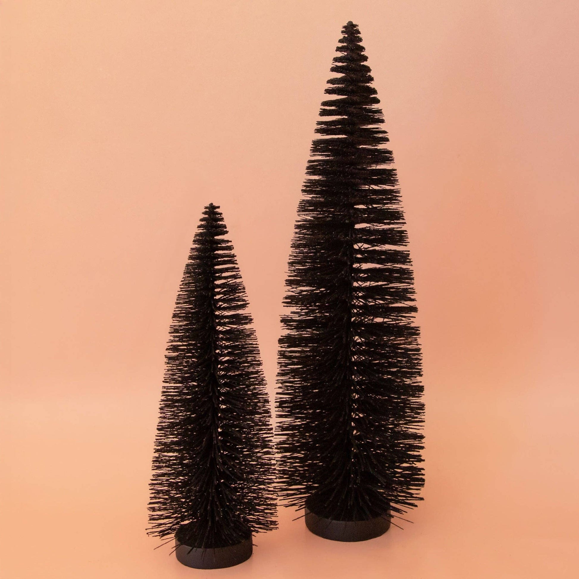 Bottle Brush Tree | Black | Halloween -