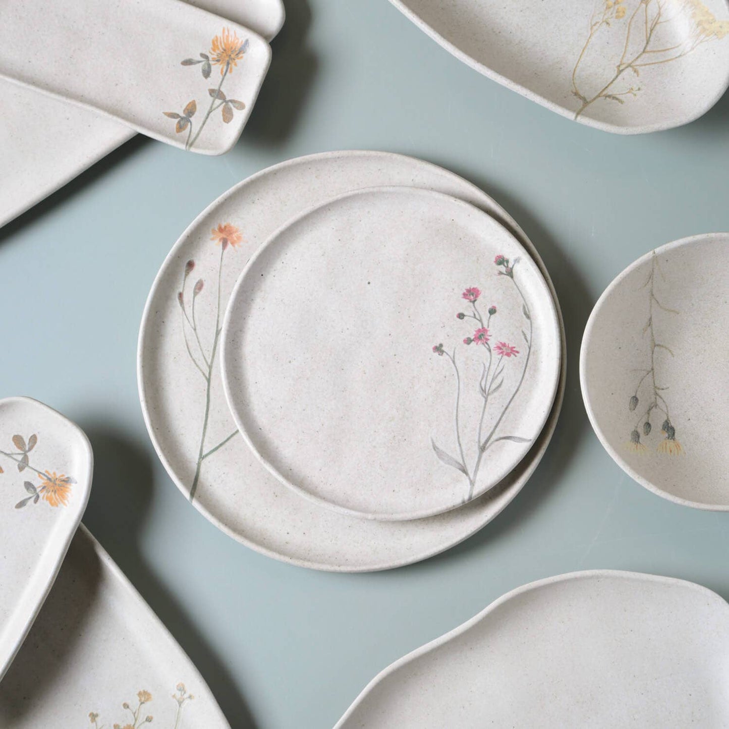 Bio Stoneware Campestre Dessert Plate, 8.46" -