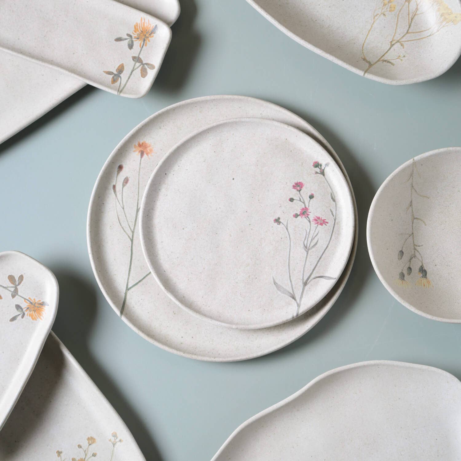 Bio Stoneware Campestre Dessert Plate, 8.46" -