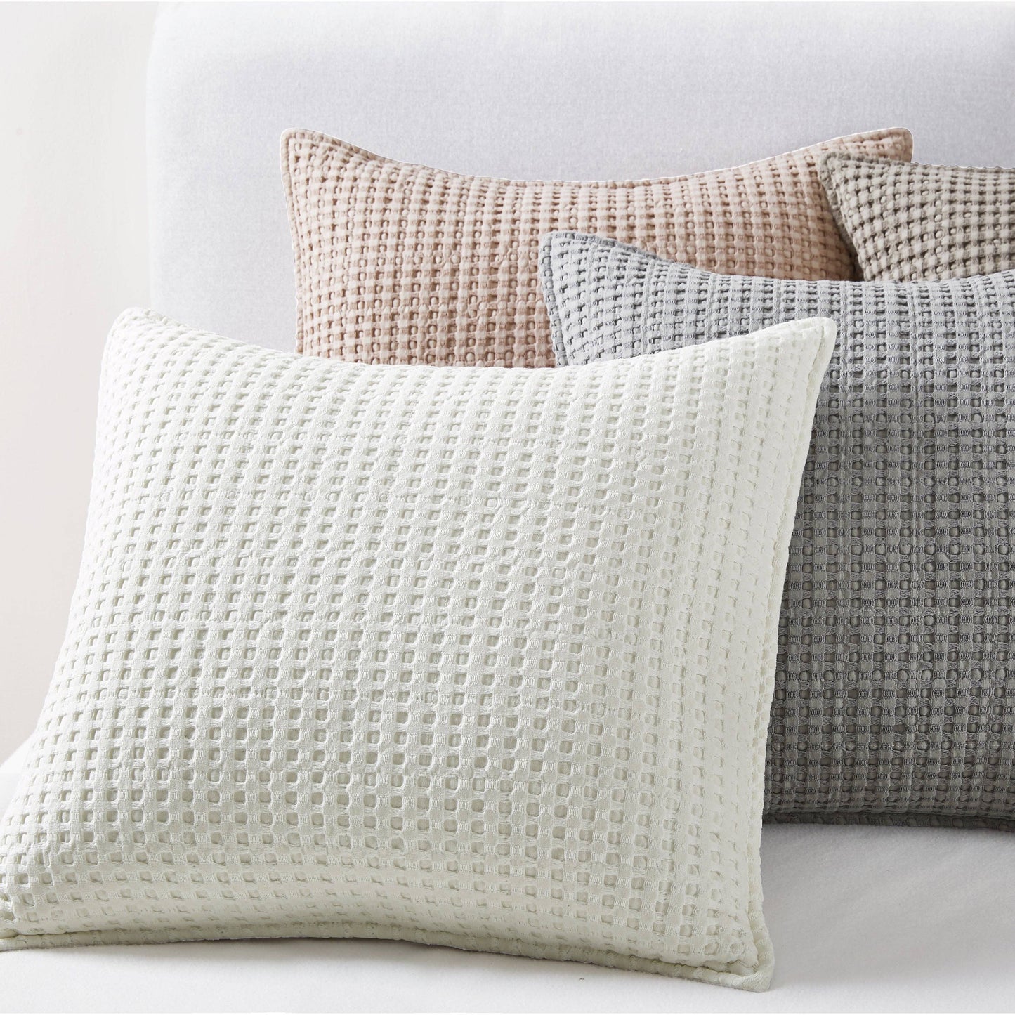 Mills Waffle Square Pillow - Uncategorized