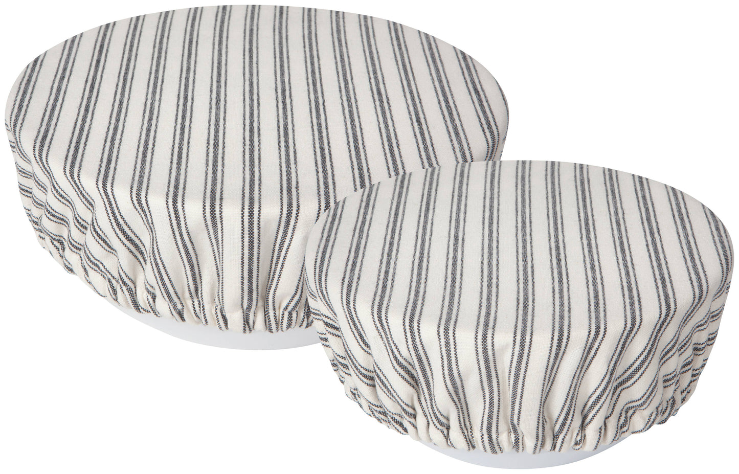 Ticking Stripe Bowl Covers Set of 2 -