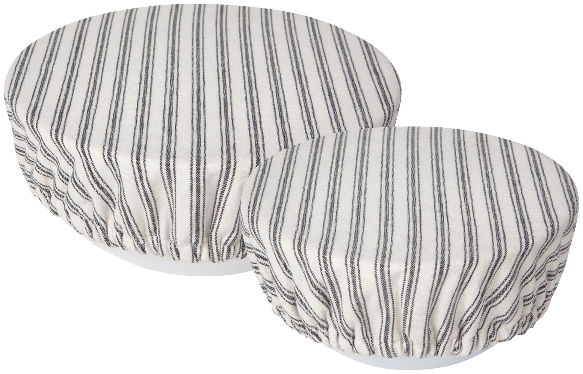 Ticking Stripe Bowl Covers Set of 2 -