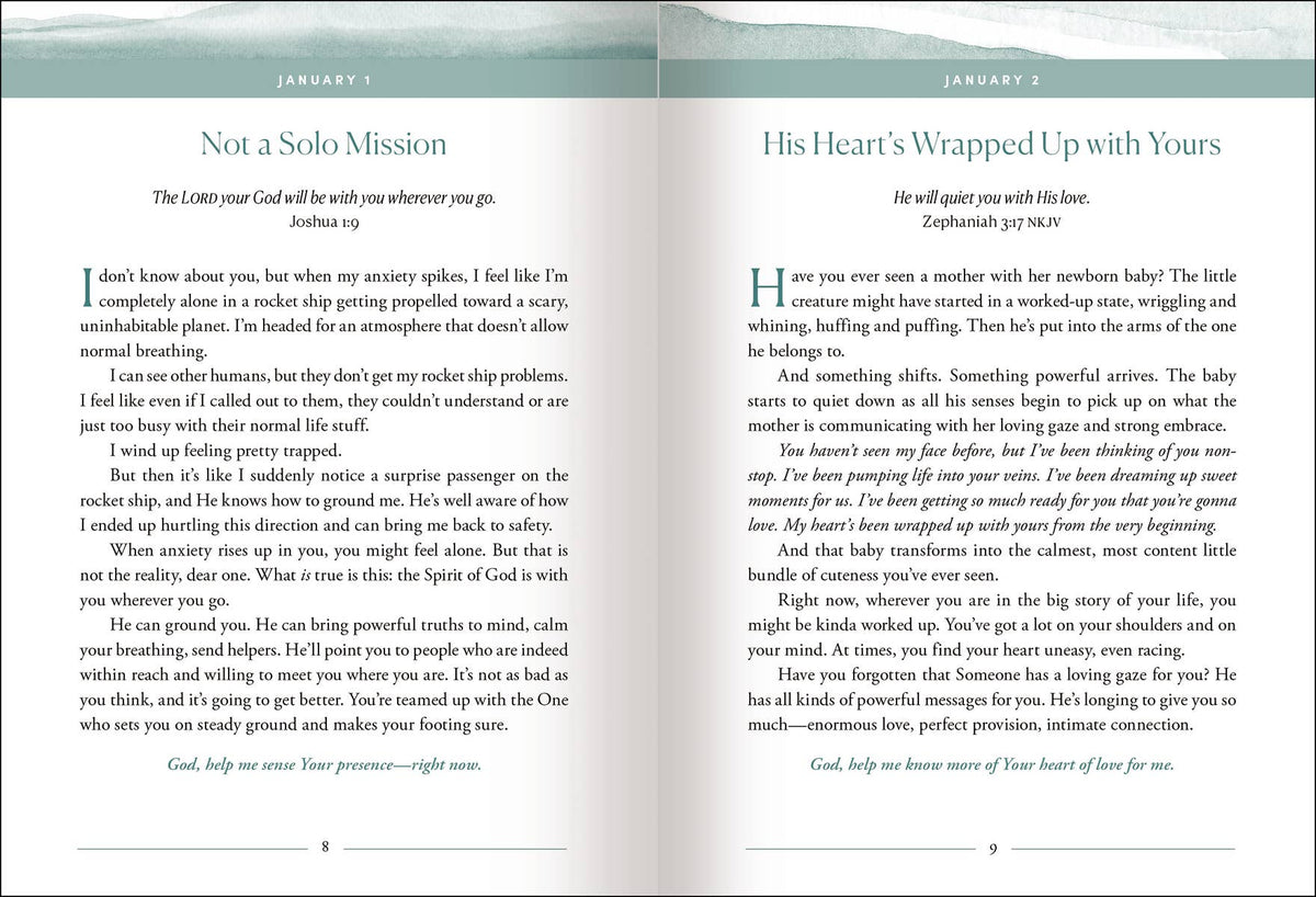 Calm Your Anxious Mind Hardcover With Scripture Promises And Prayer Prompts