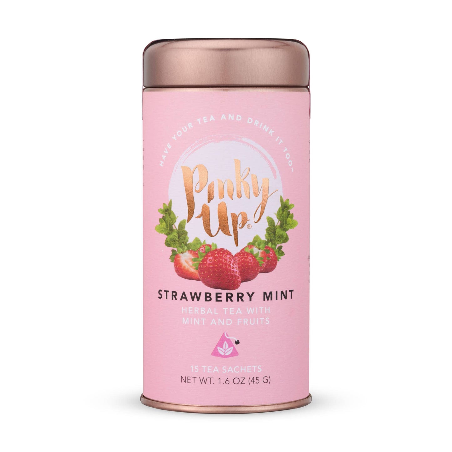 Strawberry Mint Herbal Tea 15 Sachets -