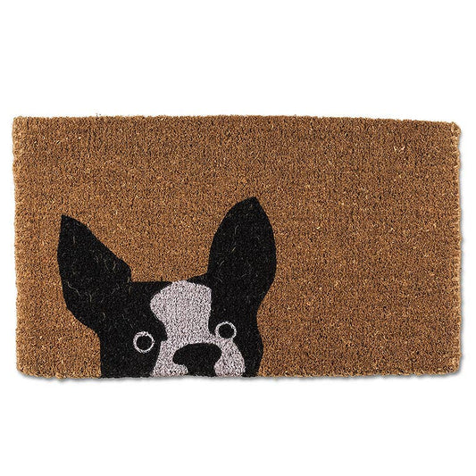 Peeking Dog Doormat-18X30"L -