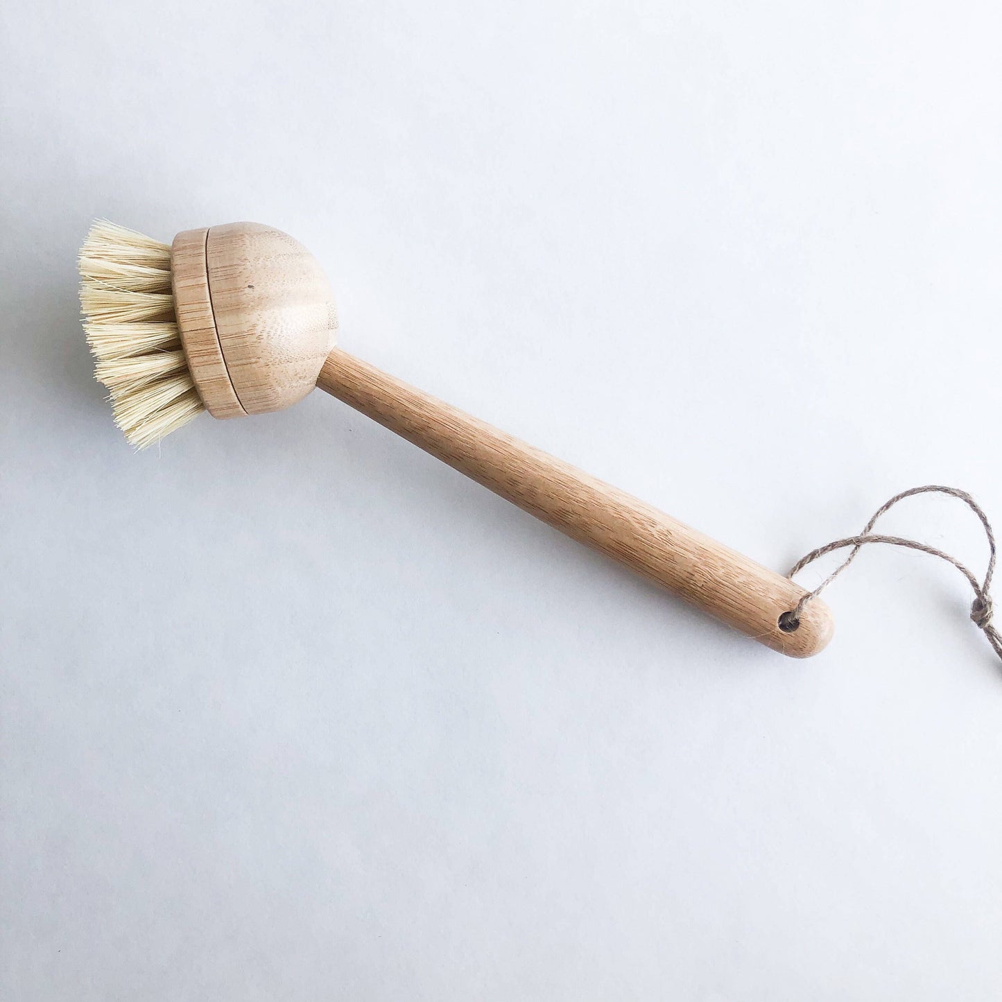 Natural Bamboo Sisal Dish Brush With Replaceable Head -