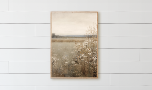 Muted Tones Wood Framed Sign -