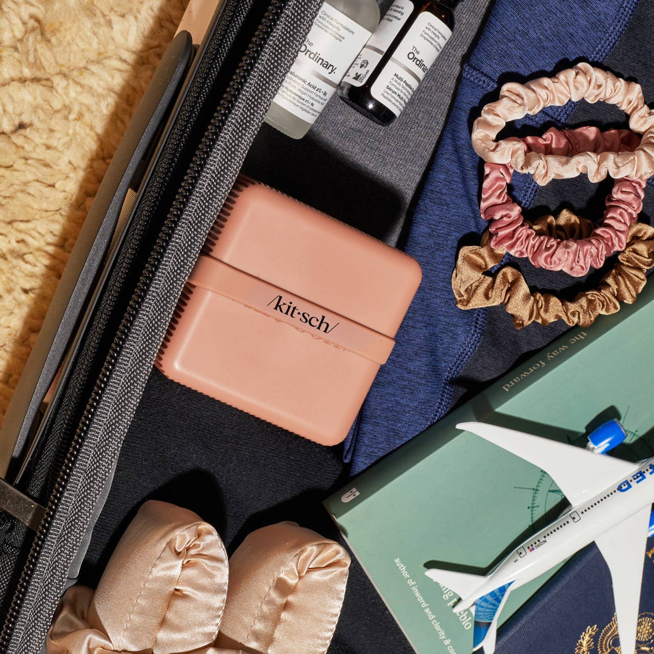 2-Compartment Travel Case - Terracotta -
