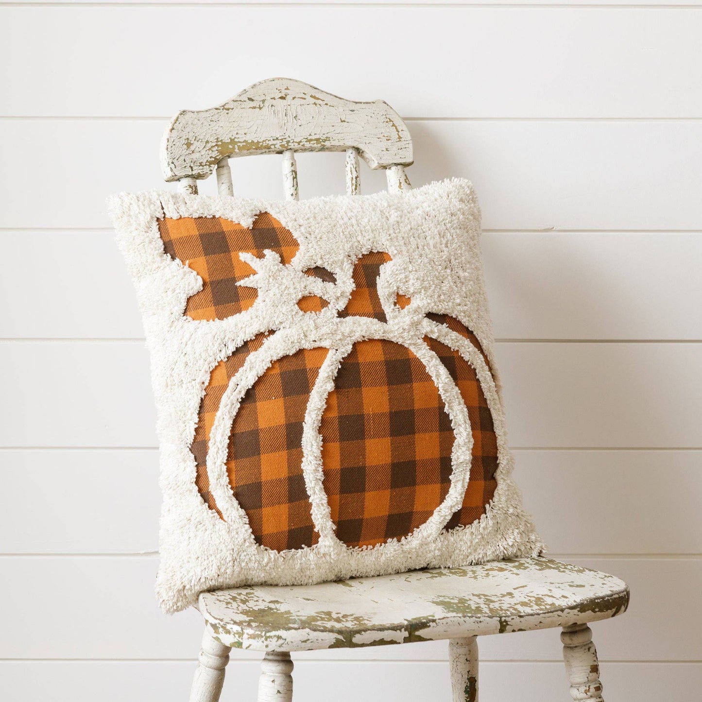 Pillow - Latch Hook Pumpkin (PC) -