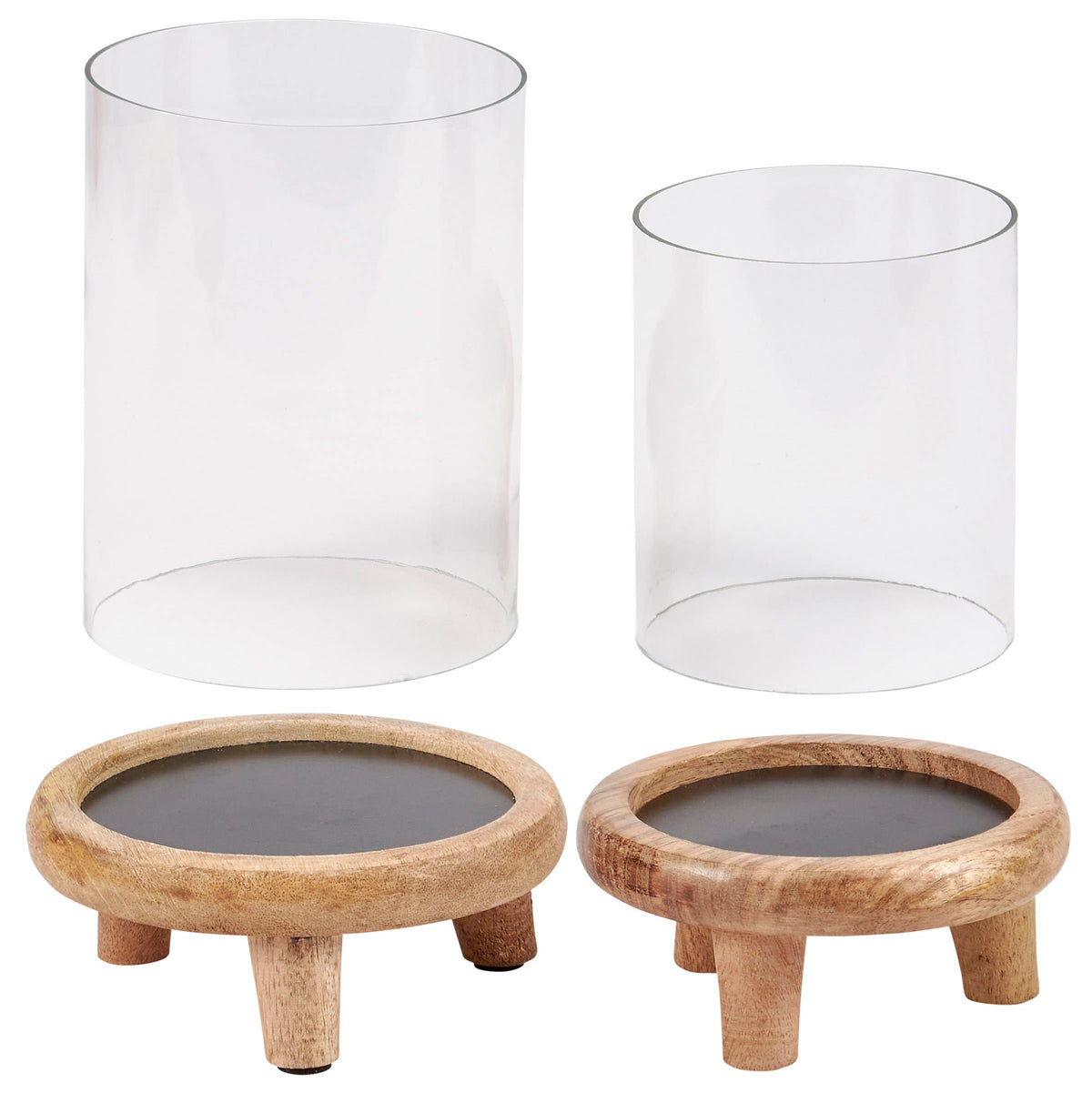Hurricane Candle Holder Set -