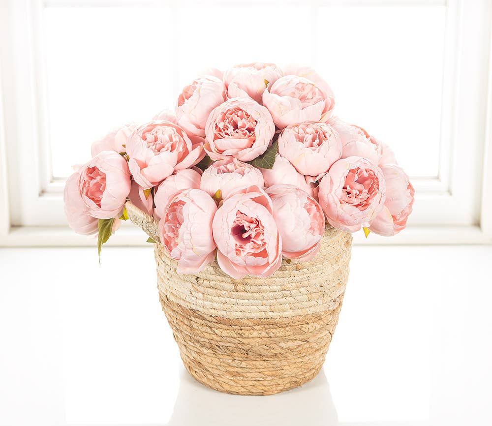 Full Peony Bouquet - 10"H -