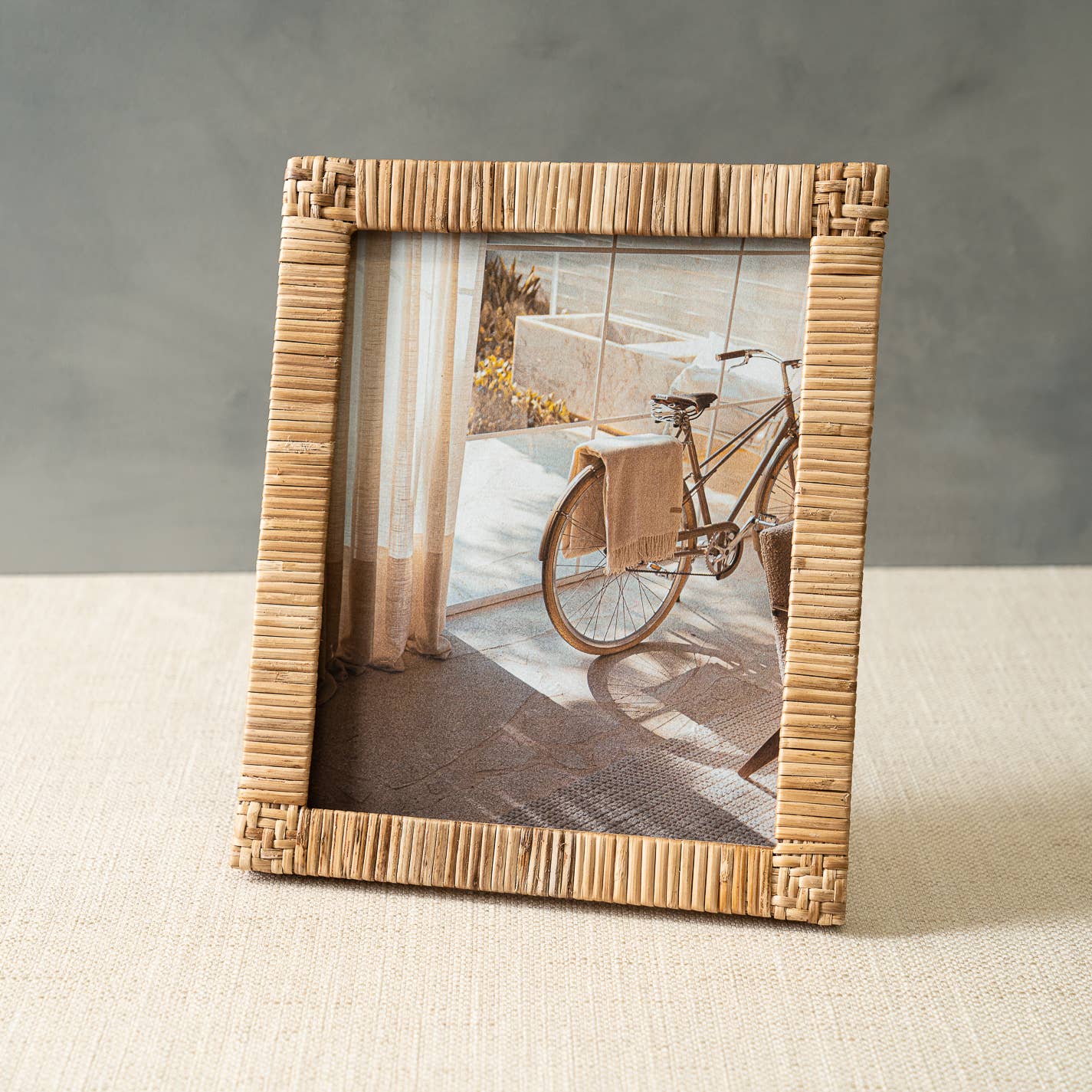 LG Rattan Photo Frame -