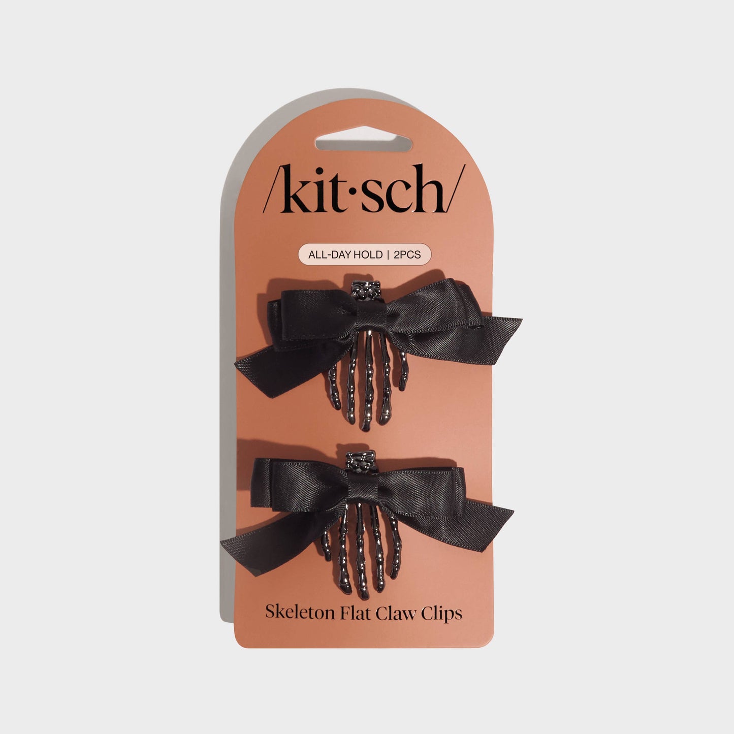 Skeleton Flat Claw Clips 2pc Set -