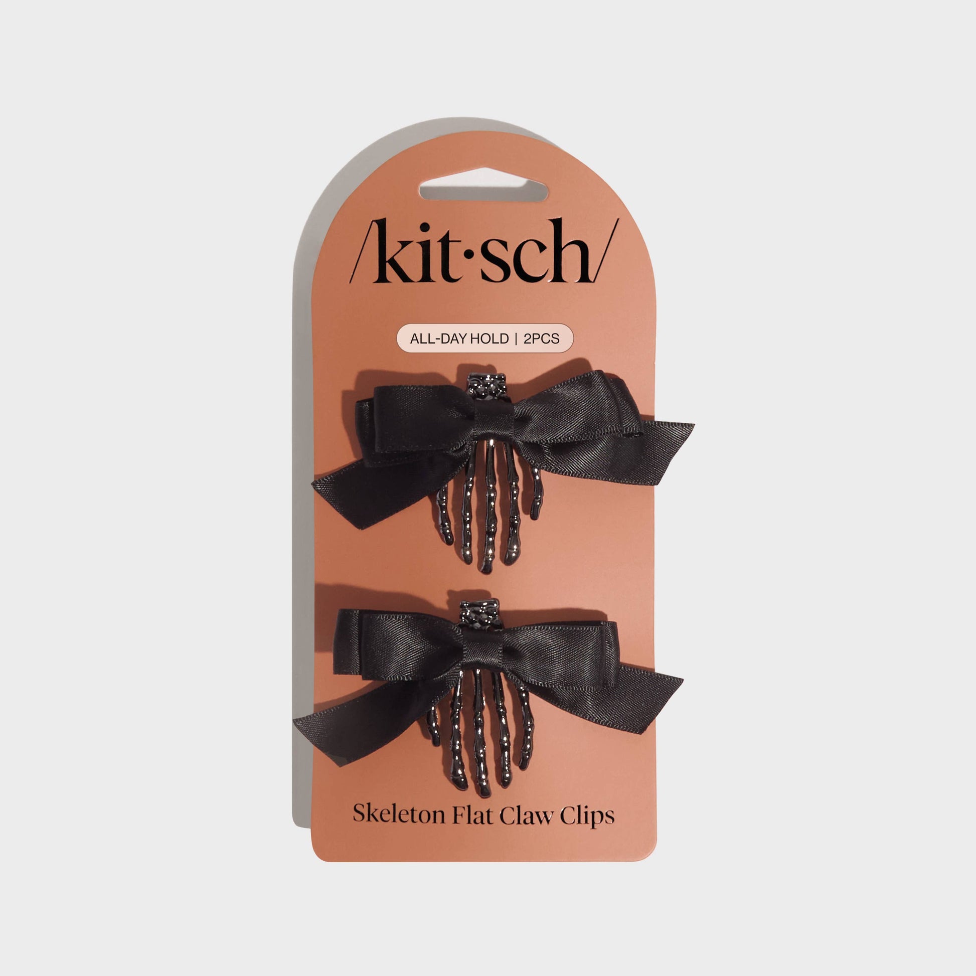 Skeleton Flat Claw Clips 2pc Set -