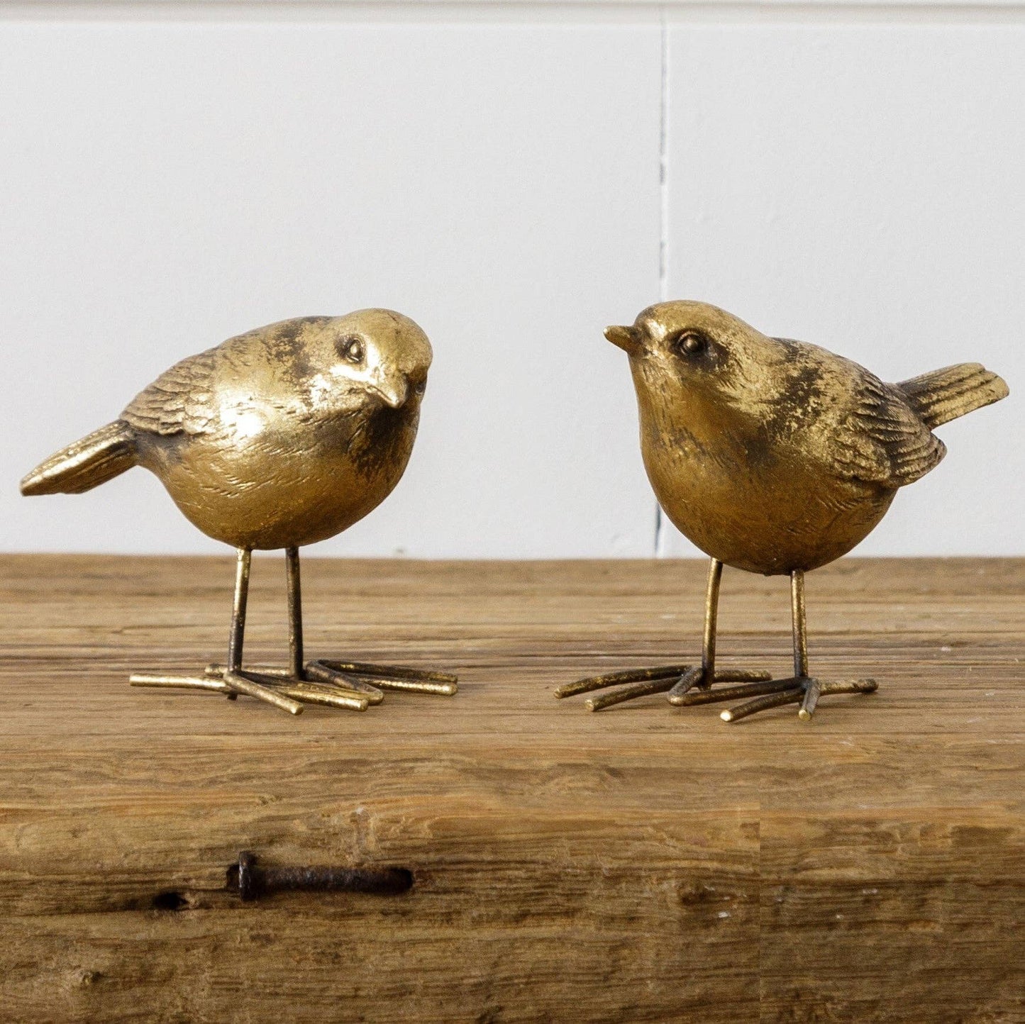 Brass Birds Figurines (Pk/02 Ast) -