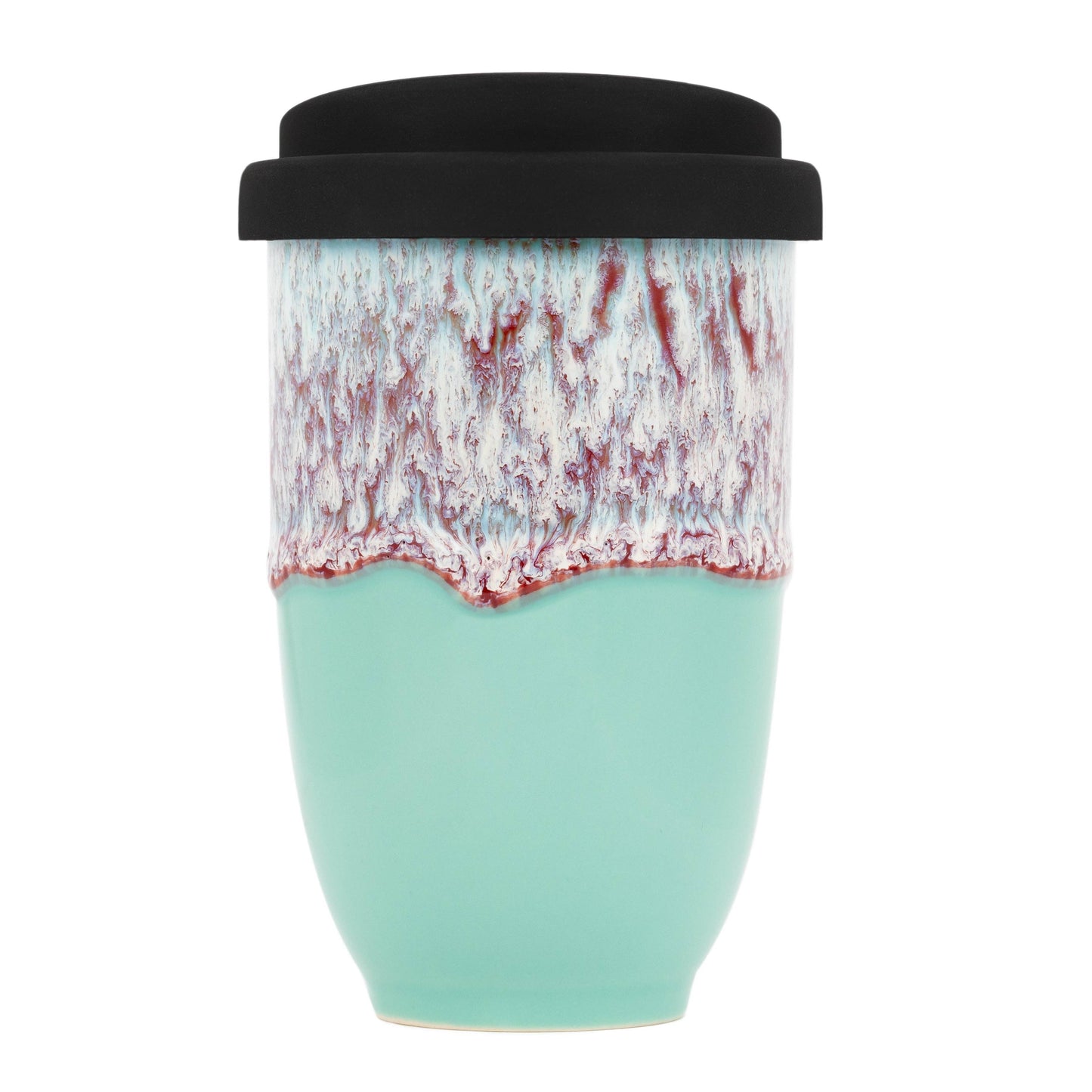 Nebula Ceramic Travel Mug – 12oz with Lid & Sleeve -