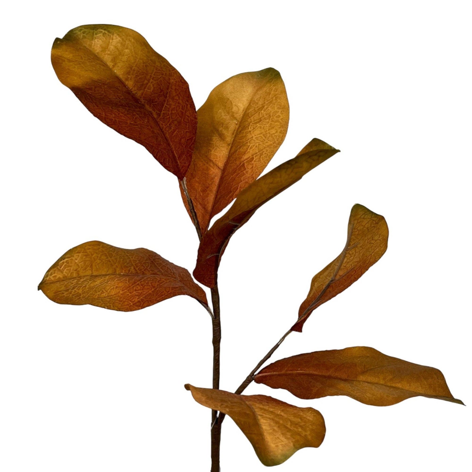Fall Magnolia Leaf Pick - 15.5" Golden Brown -