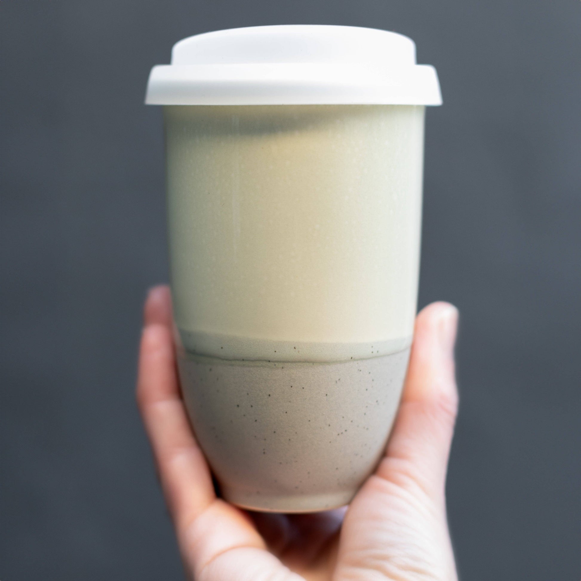 Mist Ceramic Mug – 12oz Reusable Travel Coffee Cup -
