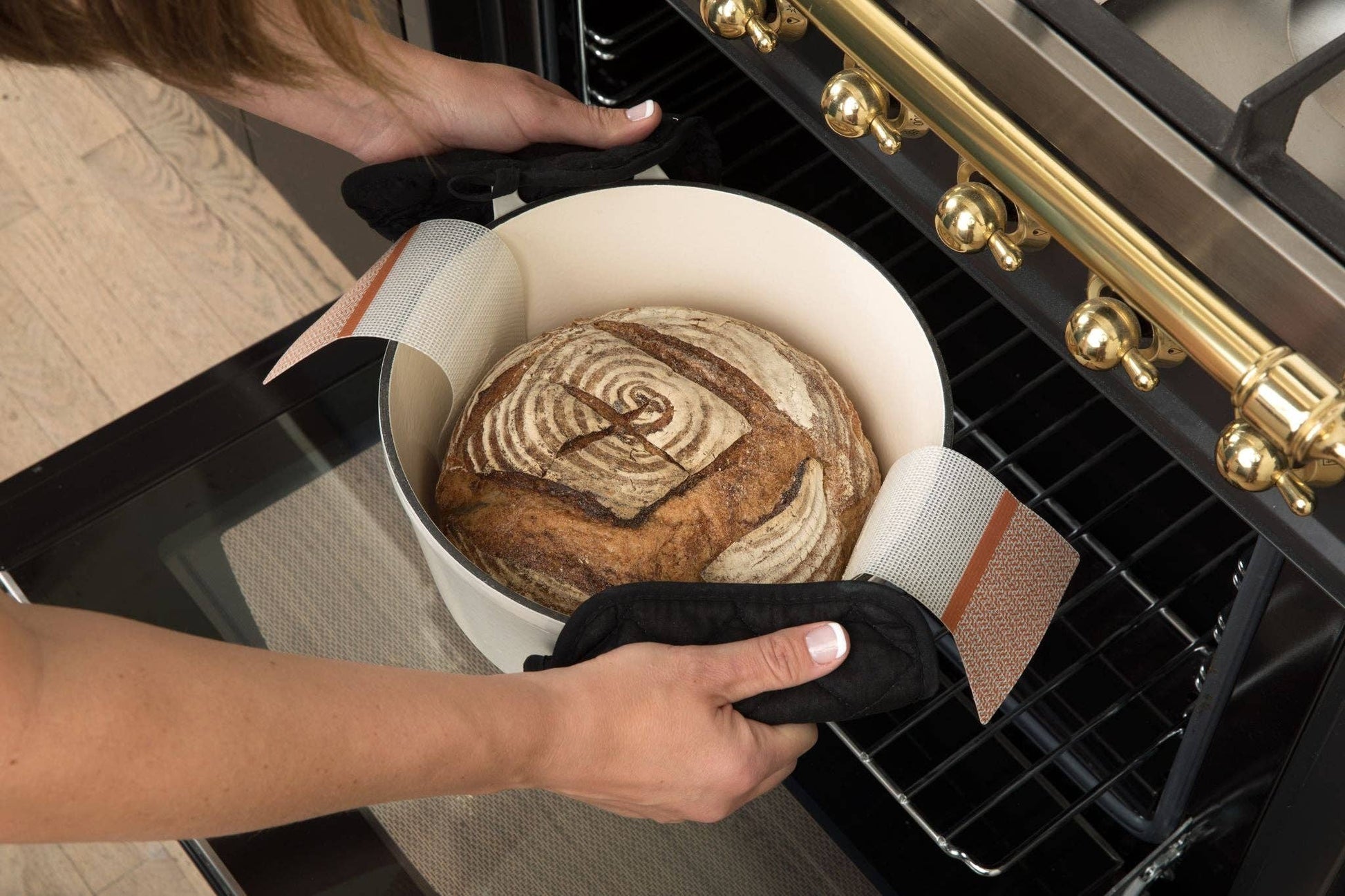 Silicone Bread Sling for Dutch Ovens | Non-Stick Baking Mat -