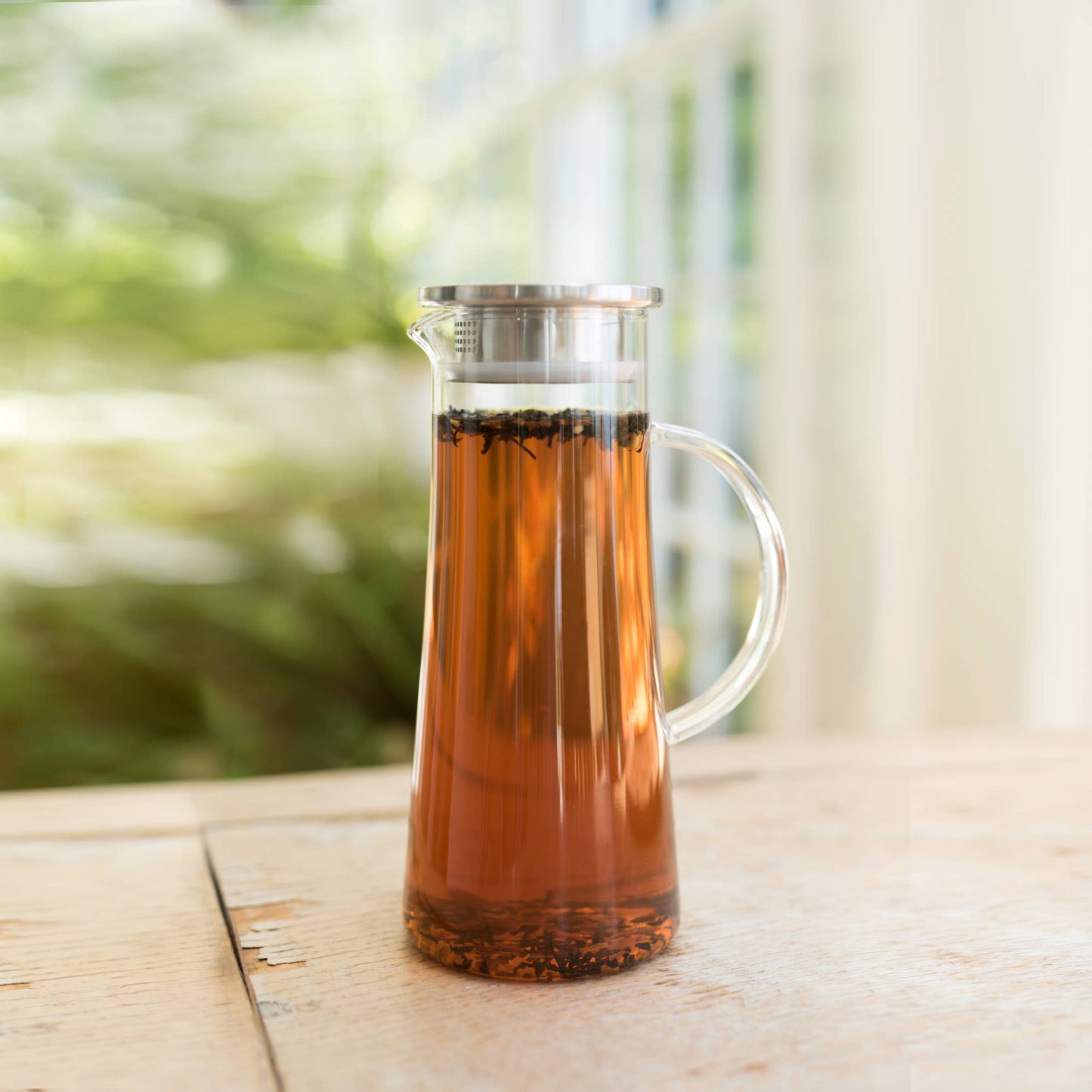 Charlie™ Glass Iced Tea Carafe with Infuser 50oz -