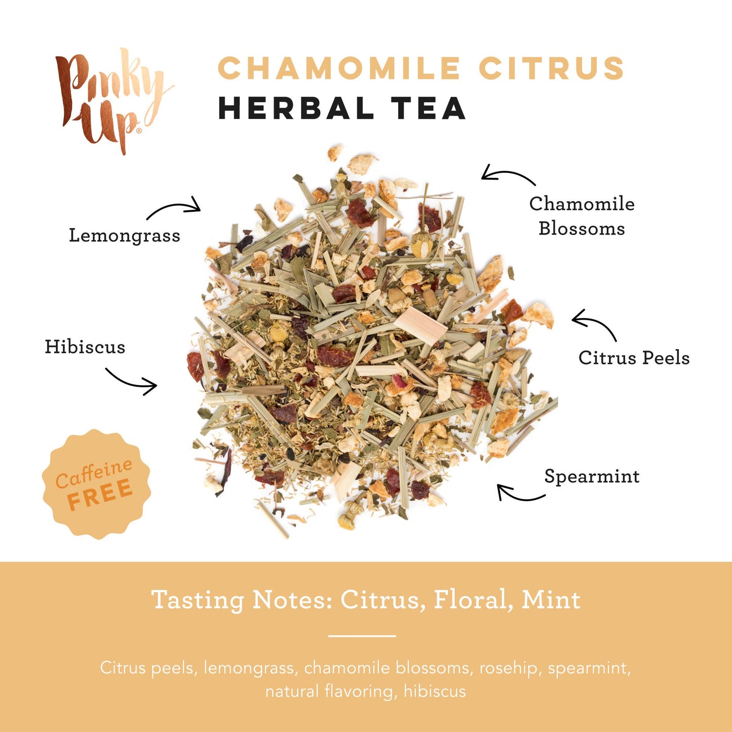 Chamomile Citrus Herbal Tea 15 Sachets - Tea