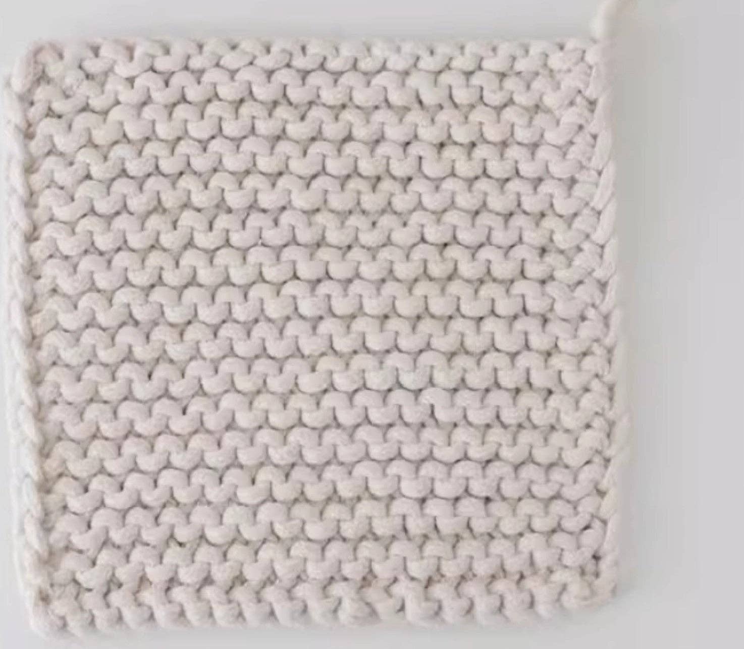 Cotton Crocheted Pot Holder -