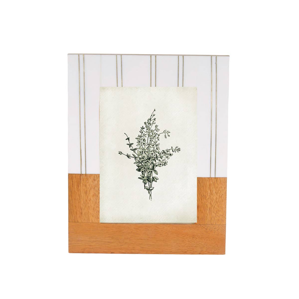 5x7 Alaric Stripe Inlay Photo Frame - Picture Frames