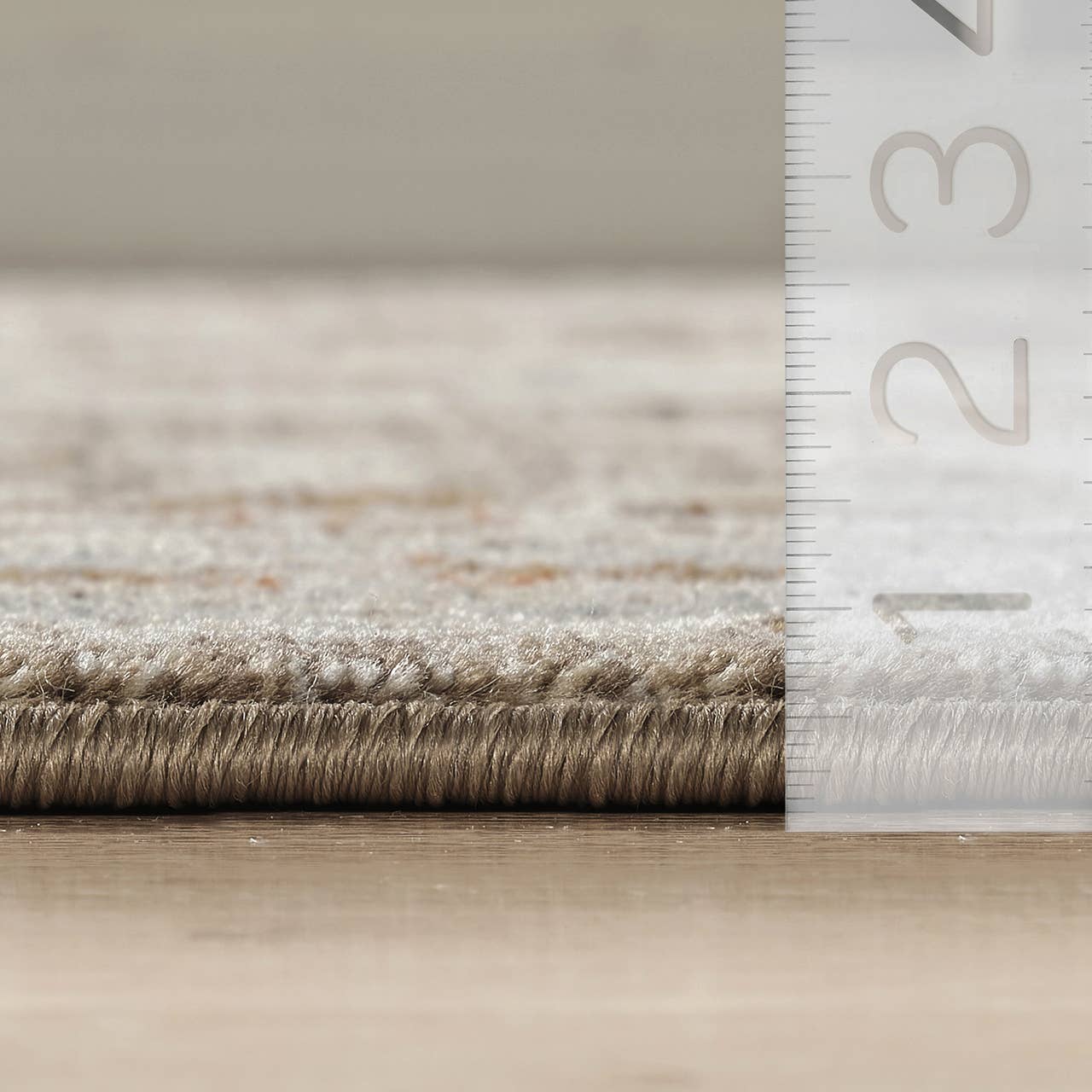 Alara Taupe Cream Vintage Medallion Floral Area Rug -