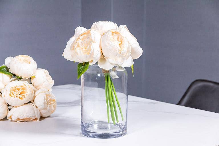 Full Peony Bouquet - 10"H -