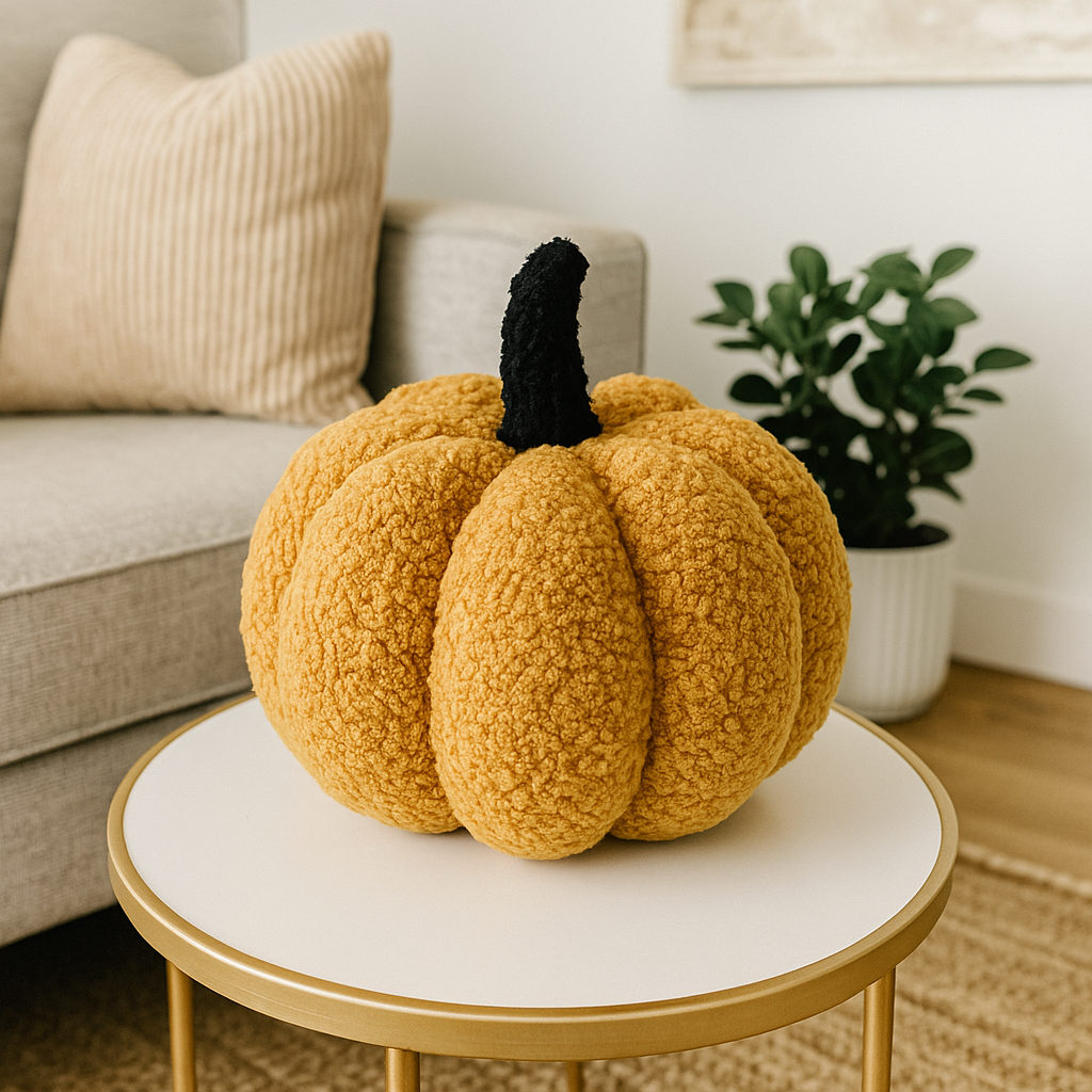 Decorative Cozy Fabric Plush Pumpkins Farmhouse & Fall Vibes -