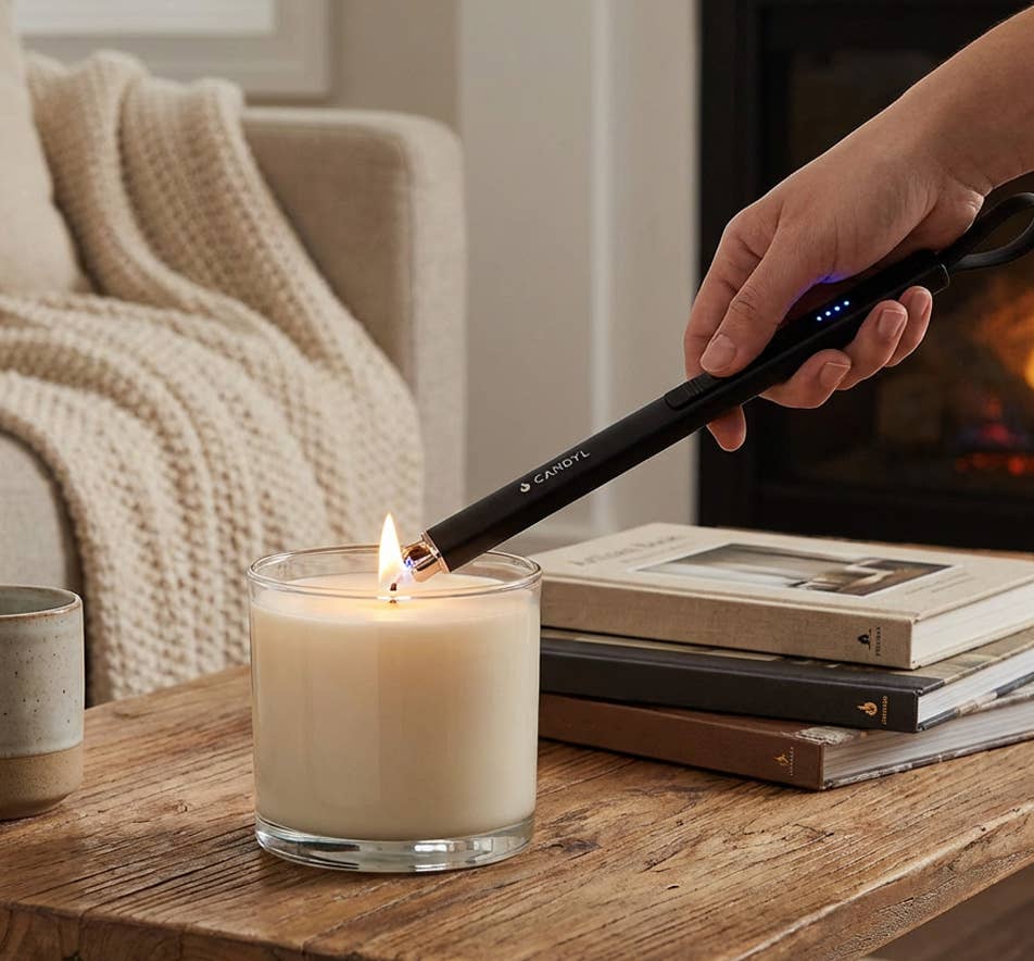 Premium Electric Candle Lighter - Black Metal - Uncategorized