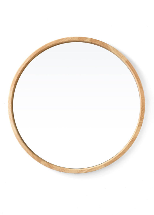 MORA MIRROR ROUND 32" NATURAL - Mirrors