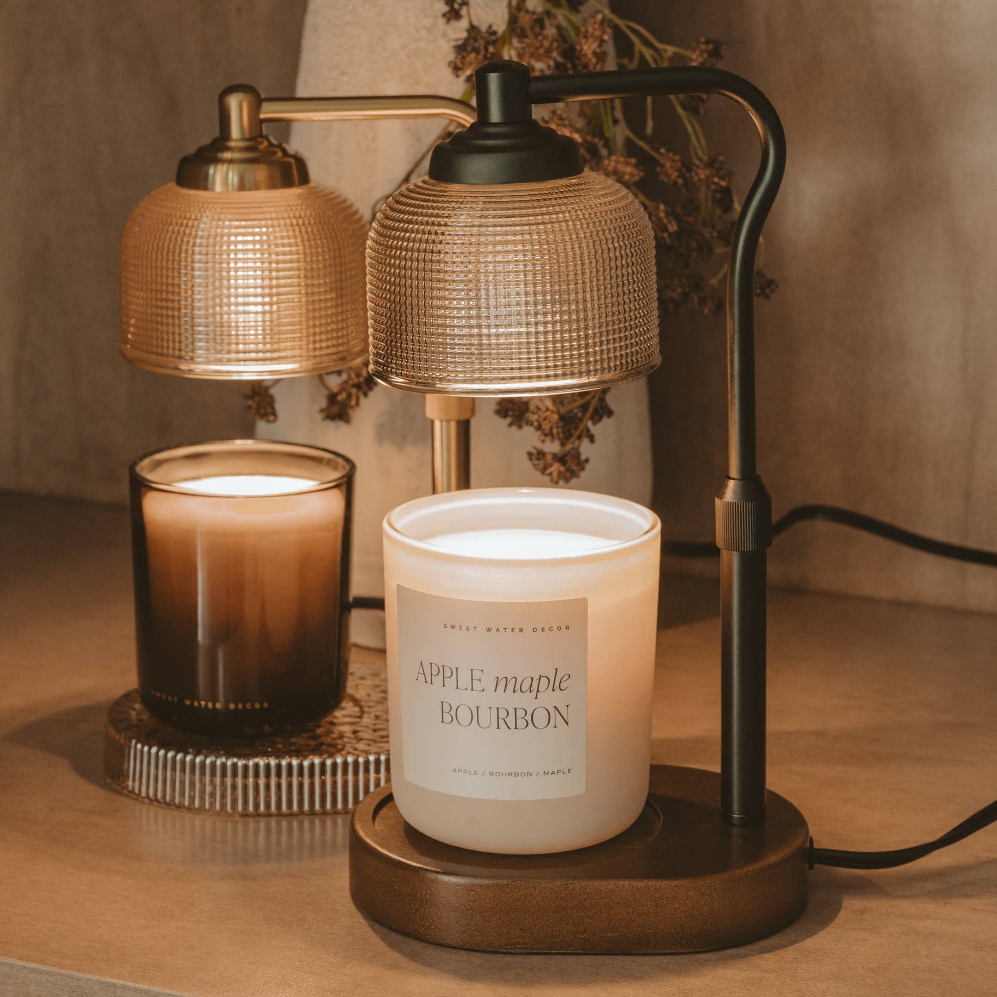 *NEW* Candle Lamp Warmer, Wood Base - Home Decor & Gifts -