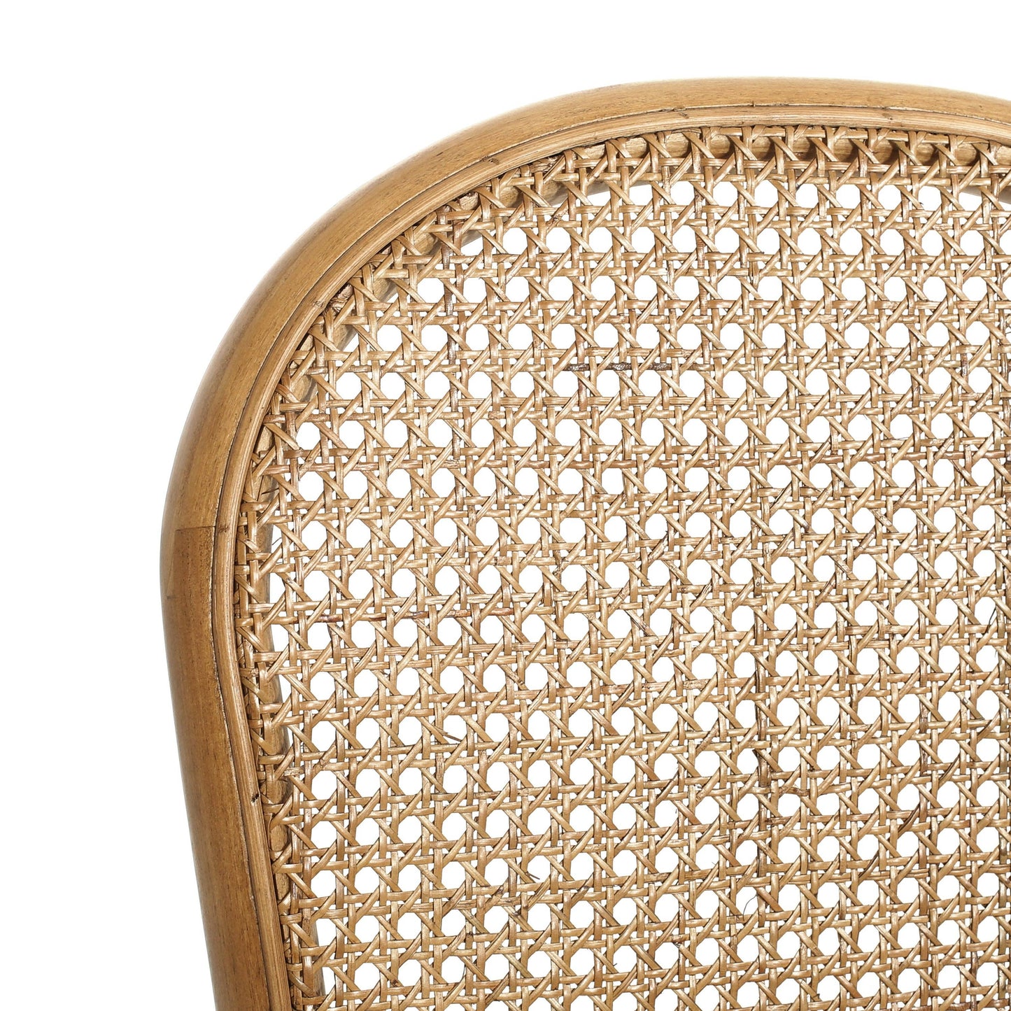 Light Brown Vintage Style Dining Chairs Set of 2 -