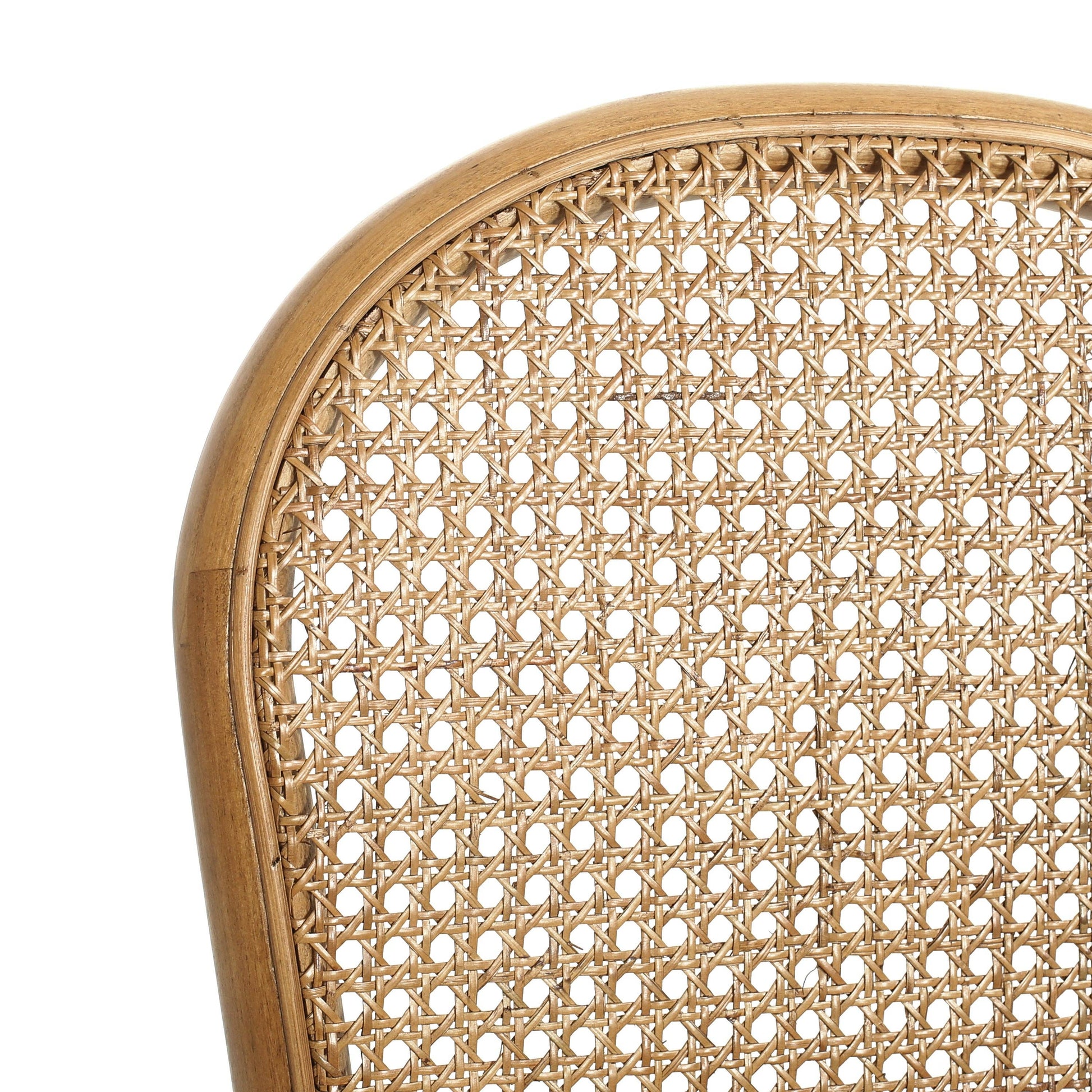 Light Brown Vintage Style Dining Chairs Set of 2 -